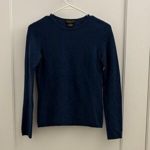 Sutton Studio Deep Blue Cashmere Sweater